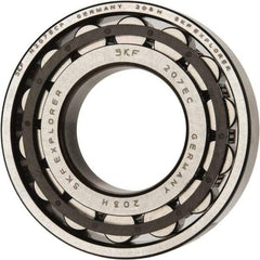 SKF - 35mm Bore Diam, 72mm Outside Diam, 17mm Wide Cylindrical Roller Bearing - 48,400 N Dynamic Capacity, 48,000 Lbs. Static Capacity - USA Tool & Supply