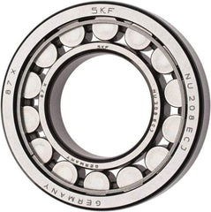 SKF - 40mm Bore Diam, 80mm Outside Diam, 18mm Wide Cylindrical Roller Bearing - 53,900 N Dynamic Capacity, 53,000 Lbs. Static Capacity - USA Tool & Supply