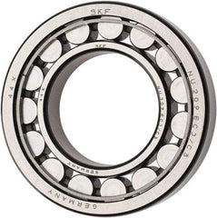 SKF - 45mm Bore Diam, 85mm Outside Diam, 19mm Wide Cylindrical Roller Bearing - 60,500 N Dynamic Capacity, 64,000 Lbs. Static Capacity - USA Tool & Supply