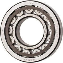 SKF - 45mm Bore Diam, 100mm Outside Diam, 25mm Wide Cylindrical Roller Bearing - 99,000 N Dynamic Capacity, 100,000 Lbs. Static Capacity - USA Tool & Supply