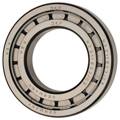 SKF - 55mm Bore Diam, 100mm Outside Diam, 21mm Wide Cylindrical Roller Bearing - 84,200 N Dynamic Capacity, 95,000 Lbs. Static Capacity - USA Tool & Supply