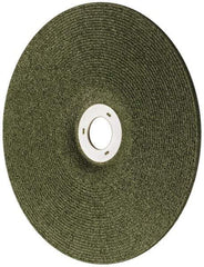 3M - 36 Grit, 7" Wheel Diam, 1/8" Wheel Thickness, 7/8" Arbor Hole, Type 27 Depressed Center Wheel - Ceramic, 8,500 Max RPM, Compatible with Angle Grinder - USA Tool & Supply