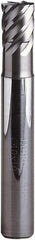 Seco - 6mm, 5 Flute, Single End, Solid Carbide, 0.2mm Corner Radius End Mill - 55mm OAL, 44° Helix, Right Hand Flute, 6mm LOC, Right Hand Cut, 12mm Extended Reach - USA Tool & Supply