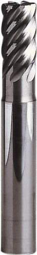 Seco - 6mm, 5 Flute, Single End, Solid Carbide, 0.5mm Corner Radius End Mill - 55mm OAL, 41° Helix, Right Hand Flute, 9mm LOC, Right Hand Cut, 15mm Extended Reach - USA Tool & Supply