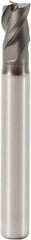 Seco - 3mm, 3 Flute, Single End, Solid Carbide, 0.2mm Corner Radius End Mill - 40mm OAL, 40° Helix, Right Hand Flute, 4mm LOC, Right Hand Cut, 7mm Extended Reach - USA Tool & Supply