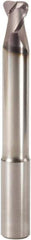 Seco - 3mm, 2 Flute, Single End, Solid Carbide, 0.2mm Corner Radius End Mill - 40mm OAL, 30° Helix, Right Hand Flute, 4mm LOC, Right Hand Cut, 12mm Extended Reach - USA Tool & Supply