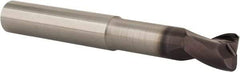 Seco - 10mm, 2 Flute, Single End, Solid Carbide, 1.5mm Corner Radius End Mill - 80mm OAL, 30° Helix, Right Hand Flute, 12mm LOC, Right Hand Cut, 36mm Extended Reach - USA Tool & Supply