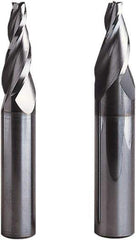Seco - 10° Taper Angle per Side, 8mm Small End Diam, 32mm LOC, Solid Carbide 4 Flute Tapered Square End Mill - 90mm OAL, 20mm Shank Diam, Spiral Flute, 30° Helix - USA Tool & Supply