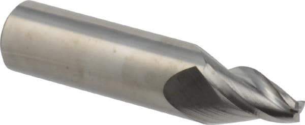 Seco - 15° Taper Angle per Side, 6.5mm Small End Diam, 25mm LOC, Solid Carbide 3 Flute Tapered Square End Mill - 90mm OAL, 20mm Shank Diam, Spiral Flute, 30° Helix - USA Tool & Supply