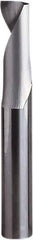 Seco - 5mm, 16mm LOC, 5mm Shank Diam, 60mm OAL, 1 Flute, Solid Carbide Square End Mill - Single End, Uncoated, Spiral Flute, 30° Helix, Centercutting, Right Hand Cut, Right Hand Flute, Series J28 - USA Tool & Supply