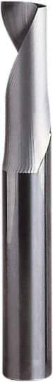 Seco - 12mm, 25mm LOC, 12mm Shank Diam, 75mm OAL, 1 Flute, Solid Carbide Square End Mill - Single End, Uncoated, Spiral Flute, 30° Helix, Centercutting, Right Hand Cut, Right Hand Flute, Series J28 - USA Tool & Supply