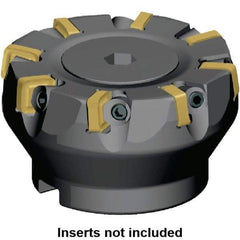 Kennametal - 102mm Cut Diam, 32mm Arbor Hole, 5mm Max Depth of Cut, 6° Indexable Chamfer & Angle Face Mill - 15 Inserts, SNXF 1204... Insert, 15 Flutes, Series KSSR - USA Tool & Supply