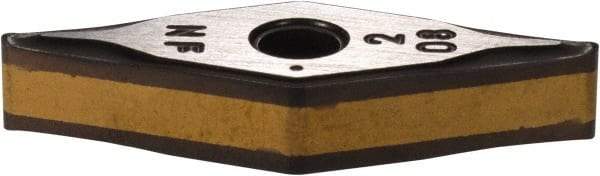 Iscar - VNMG332 NF Grade IC8250 Carbide Turning Insert - TiCN/Al2O3/TiN Finish, 35° Diamond, 3/8" Inscr Circle, 3/16" Thick, 1/32" Corner Radius - USA Tool & Supply