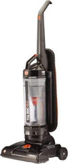 Hoover - Single Motor Bagless Lightweight Upright Vacuum Cleaner - 13-1/2" Cleaning Width, 12" Amps, Comfort Hand Grip, Black & Orange - USA Tool & Supply