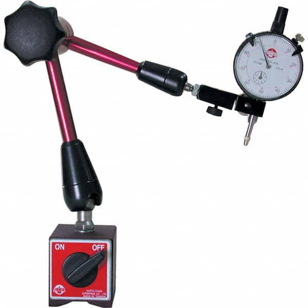 Techniks - Magnetic Indicator Bases Base Length (Inch): 2-3/8 Base Width (Inch): 2 - USA Tool & Supply