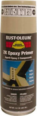 Rust-Oleum - 14.1 oz Primer Beige Spray Paint - 8 to 12 Sq Ft Coverage, Quick Drying - USA Tool & Supply