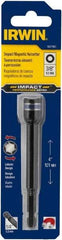 Irwin - 3/8" Magnetic Nutsetter - 1/4" Hex Drive, 4" OAL, 9/16" Socket Nose Diam - USA Tool & Supply