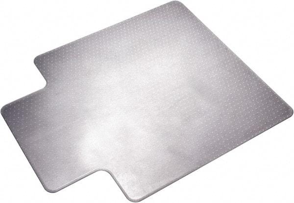 Ability One - 48" Long x 36" Wide, Chair Mat - Single Lip, Straight Edge Style - USA Tool & Supply