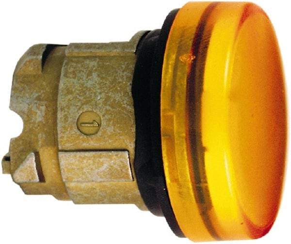 Schneider Electric - Orange Lens LED Pilot Light - Round Lens, Shock Resistant, Vibration Resistant, Water Resistant - USA Tool & Supply