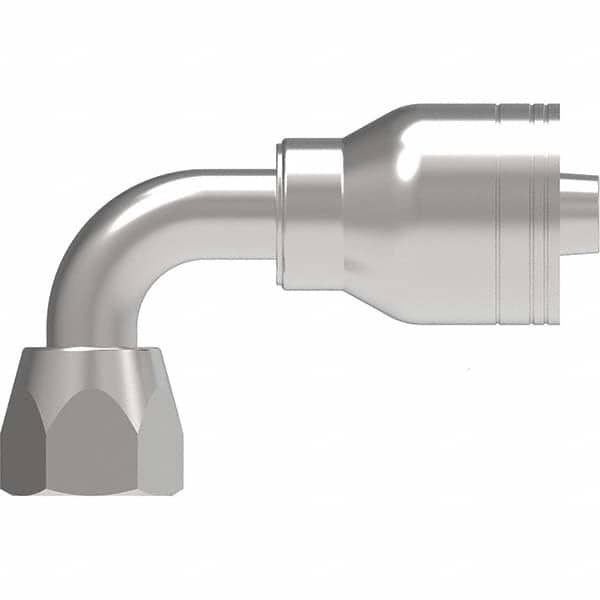 Eaton - Hydraulic Hose Fittings & Couplings Type: Female JIC Swivel, 90 Degree Elbow Hose Diameter: 3/4 (Inch) - USA Tool & Supply