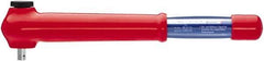 Knipex - 1/2" Drive, Insulated Torque Wrench - 15-5/32" OAL - USA Tool & Supply