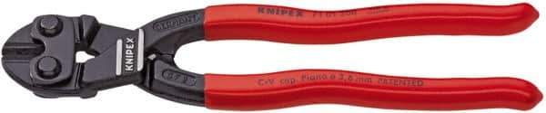 Knipex - 8" OAL, 13/64" Capacity, Bolt Cutter Pliers - Wire Cutter Pliers - USA Tool & Supply