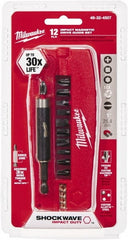 Power & Impact Screwdriver Bit Sets; Point Type: Slotted; ECX; Phillips; Square; Torx Size Range: T15 - T25; Screwdriver Size Range: Phillips #2-#3 Slotted 3/16-1/4″ Square #2 ECX#1-#2; Product Service Code: 5130