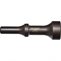 Mayhew - 1-1/4" Head Width, 4-1/4" OAL, Pneumatic Hammer - Round Drive, Round Shank, Steel - USA Tool & Supply