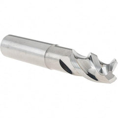 Iscar - 1/2", 3 Flute, Single End, Solid Carbide, 0.09" Corner Radius End Mill - 3" OAL, Right Hand Flute, 3/4" LOC, Right Hand Cut, 1-1/2" Extended Reach - USA Tool & Supply