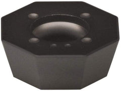 Walter - ODMW060508 A27 Grade WKP25S Carbide Milling Insert - TiCN/Al2O3 Finish, 0.2189" Thick, 0.8mm Corner Radius - USA Tool & Supply