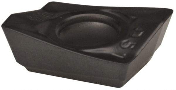Walter - ADGT1606 D51 Grade WKP25S Carbide Milling Insert - TiCN/Al2O3 Finish, 0.2421" Thick, 1.6mm Corner Radius - USA Tool & Supply