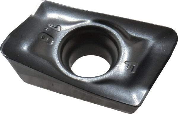 Walter - ADMT160616 F56 Grade WKP35S Carbide Milling Insert - TiCN/Al2O3 Finish, 0.2421" Thick, 1.6mm Corner Radius - USA Tool & Supply
