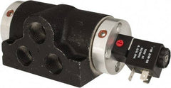 ARO/Ingersoll-Rand - 1" Inlet x 1" Outlet, Solenoid Actuator, Spring Return, 2 Position, Body Ported Solenoid Air Valve - 280 CFM, 120 VAC Input, 7.8 CV, 4 Way, 150 psi, 180° Max Temp, -10° Min Temp - USA Tool & Supply