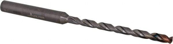 Walter-Titex - 9/64", 140° Point, Spiral Flute, Solid Carbide Taper Length Drill Bit - Double Point Finish, 54mm Flute Length, 92mm OAL, Series A6589DPP - USA Tool & Supply