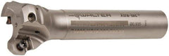 Walter - 3/4" Cut Diam, 8mm Max Depth of Cut, 3/4" Shank Diam, 8" OAL, Indexable Square Shoulder End Mill - AD.T 0803.. Inserts, Cylindrical Shank, 90° Lead Angle - USA Tool & Supply
