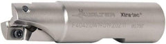 Walter - 3/4" Cut Diam, 11mm Max Depth of Cut, 3/4" Shank Diam, 3.061" OAL, Indexable Square Shoulder End Mill - AD.T 1204.. Inserts, Weldon Shank, 90° Lead Angle - USA Tool & Supply