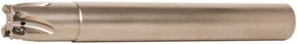 Walter - 1" Cut Diam, 8mm Max Depth of Cut, 1" Shank Diam, 8" OAL, Indexable Square Shoulder End Mill - AD.T 0803.. Inserts, Cylindrical Shank, 90° Lead Angle - USA Tool & Supply