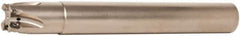Walter - 1" Cut Diam, 8mm Max Depth of Cut, 1" Shank Diam, 8" OAL, Indexable Square Shoulder End Mill - AD.T 0803.. Inserts, Cylindrical Shank, 90° Lead Angle - USA Tool & Supply
