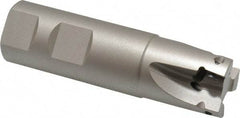 Walter - 1" Cut Diam, 11mm Max Depth of Cut, 1" Shank Diam, 3.62" OAL, Indexable Square Shoulder End Mill - AD.T 1204.. Inserts, Weldon Shank, 90° Lead Angle - USA Tool & Supply