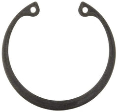 Rotor Clip - 0.062" Thick, Phosphate Finish, Steel Snap Internal Retaining Ring - 0.068" Groove Width, 0.054" Groove Depth, 1.858" Groove Diam, Grade 1060-1090 - USA Tool & Supply