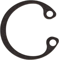 Rotor Clip - 0.015" Thick, Phosphate Finish, Steel Snap Internal Retaining Ring - 0.02" Groove Width, 0.009" Groove Depth, 0.33" Groove Diam, Grade 1060-1090 - USA Tool & Supply