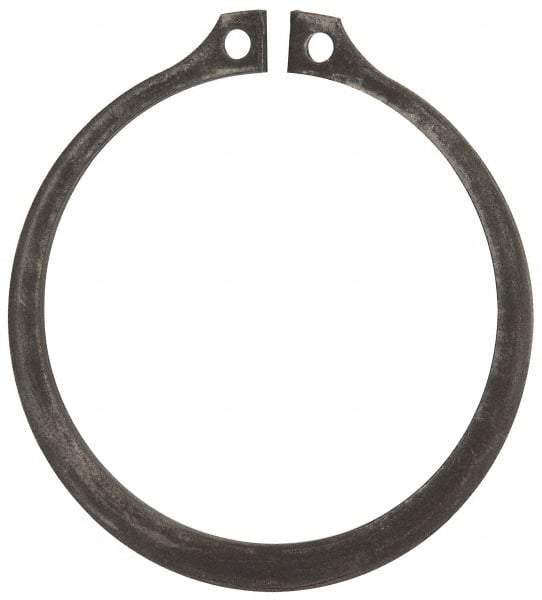 Rotor Clip - 2.239" Groove Diam, 2-3/8" Shaft Diam, Phosphate Steel, Snap External Retaining Rings - 0.086" Groove Width, 0.068" Groove Depth, 0.078" Ring Thickness, Grade 1060-1090 - USA Tool & Supply