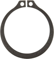 Rotor Clip - 1.65" Groove Diam, 1-3/4" Shaft Diam, Phosphate Steel, Snap External Retaining Rings - 0.068" Groove Width, 0.05" Groove Depth, 0.062" Ring Thickness, Grade 1060-1090 - USA Tool & Supply