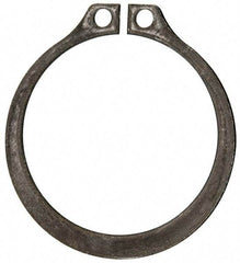 Rotor Clip - 1.529" Groove Diam, 1-5/8" Shaft Diam, Phosphate Steel, Snap External Retaining Rings - 0.068" Groove Width, 0.048" Groove Depth, 0.062" Ring Thickness, Grade 1060-1090 - USA Tool & Supply