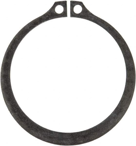 Rotor Clip - 1.886" Groove Diam, 2" Shaft Diam, Phosphate Steel, Snap External Retaining Rings - 0.068" Groove Width, 0.057" Groove Depth, 0.062" Ring Thickness, Grade 1060-1090 - USA Tool & Supply