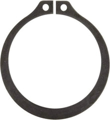 Rotor Clip - 1.291" Groove Diam, 1-3/8" Shaft Diam, Phosphate Steel, Snap External Retaining Rings - 0.056" Groove Width, 0.042" Groove Depth, 0.05" Ring Thickness, Grade 1060-1090 - USA Tool & Supply
