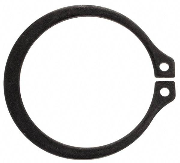 Rotor Clip - 1.232" Groove Diam, 1-5/16" Shaft Diam, Phosphate Steel, Snap External Retaining Rings - 0.056" Groove Width, 0.04" Groove Depth, 0.05" Ring Thickness, Grade 1060-1090 - USA Tool & Supply