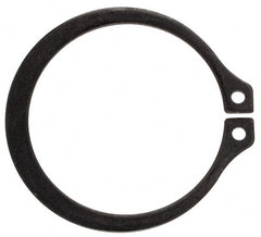 Rotor Clip - 63/64" Shaft Diam, 0.926" Groove Diam, Spring Steel External SH Style Retaining Ring - USA Tool & Supply