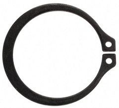 Rotor Clip - 1.232" Groove Diam, 1-5/16" Shaft Diam, Phosphate Steel, Snap External Retaining Rings - 0.056" Groove Width, 0.04" Groove Depth, 0.05" Ring Thickness, Grade 1060-1090 - USA Tool & Supply