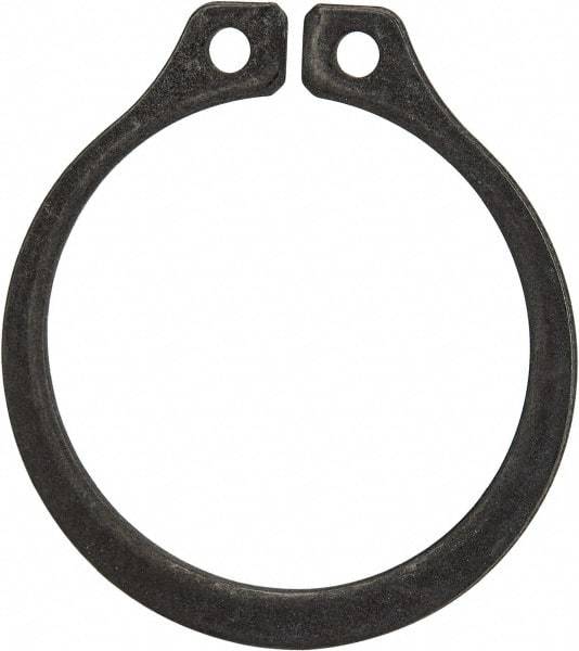 Rotor Clip - 1" Groove Diam, 1-1/16" Shaft Diam, Phosphate Steel, Snap External Retaining Rings - 0.056" Groove Width, 0.032" Groove Depth, 0.05" Ring Thickness, Grade 1060-1090 - USA Tool & Supply